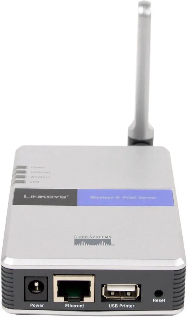 Alt view image 4 of 6 - LINKSYS WPS54G Wireless-G Print Server 802.11b / g, RJ45 USB 2.0