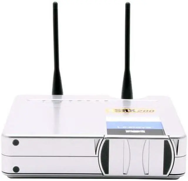 Alt view image 2 of 6 - Linksys WRT54GX2 Wireless-G Broadband Router With SRX200 IEEE 802.3/3u, IEEE 802.11b/g