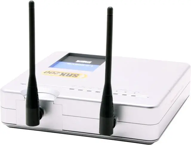 Alt view image 4 of 6 - Linksys WRT54GX2 Wireless-G Broadband Router With SRX200 IEEE 802.3/3u, IEEE 802.11b/g