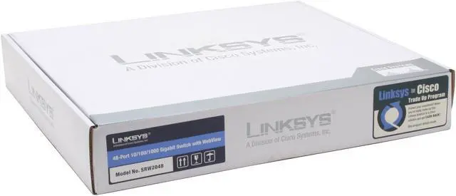 Alt view image 4 of 4 - Cisco Small Business SRW2048 Switch