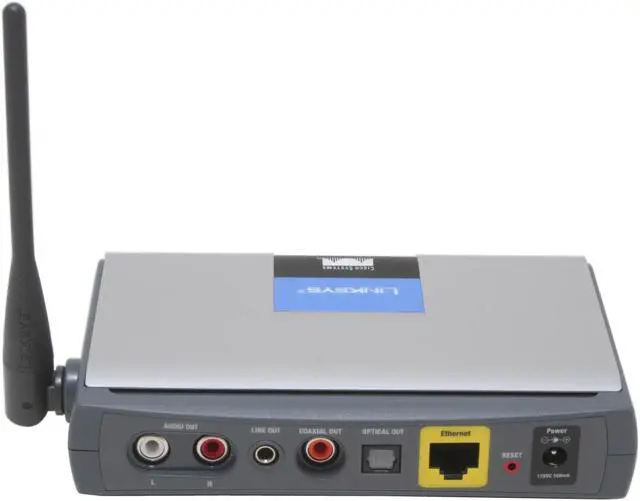 Alt view image 3 of 5 - LINKSYS WMB54G Wireless-G Music Bridge