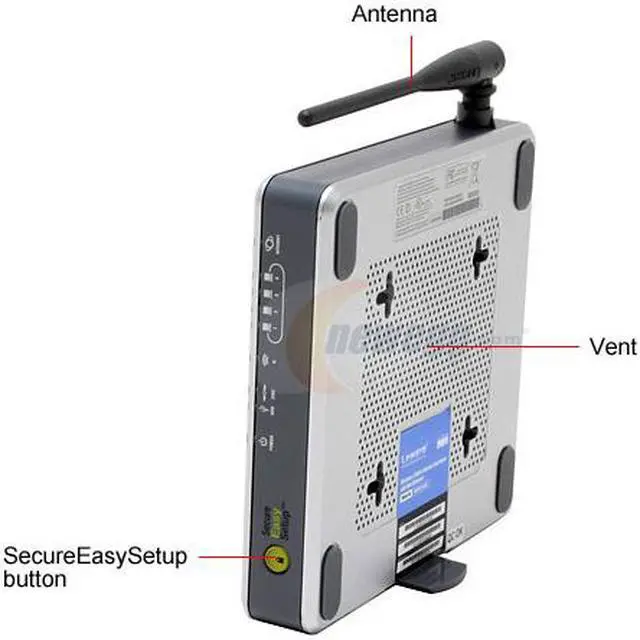 Alt view image 4 of 6 - Linksys WRTSL54GS Wireless-G Media Storage Link Router with SpeedBooster IEEE 802.11b, 802.11g, 802.3, 802.3u, USB 1.0, USB 2.0