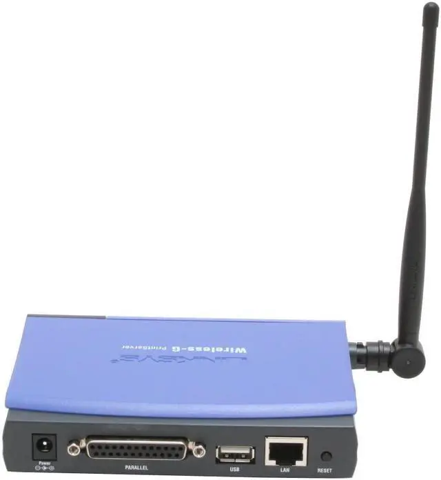Alt view image 2 of 4 - LINKSYS WPS54GU2-BP Wireless-G Print Server 802.11b / g, RJ45 LPT, USB 2.0