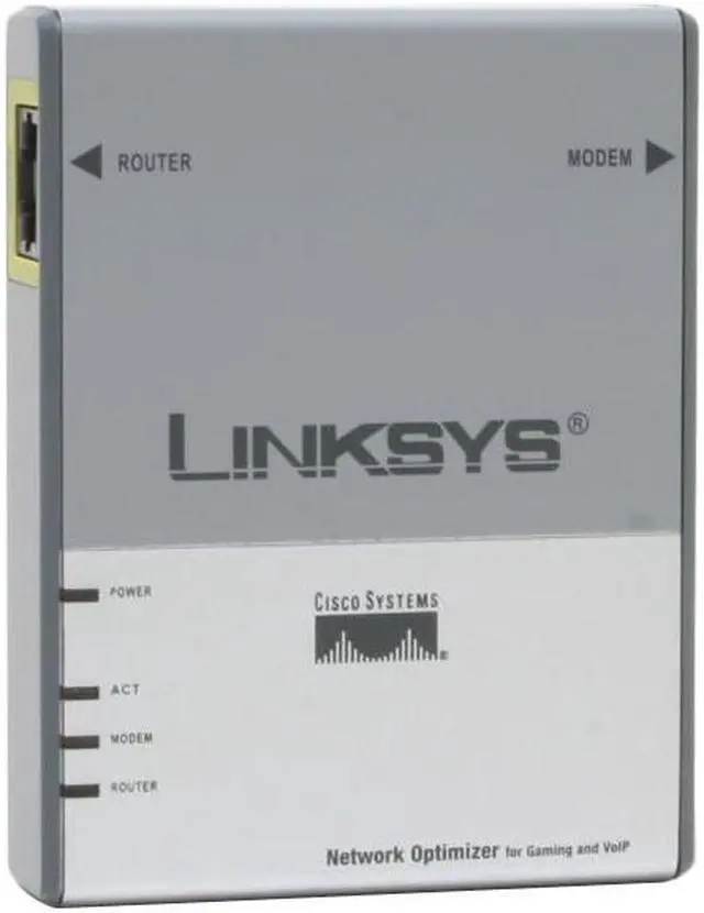 Main image of LINKSYS OGV200 Network Optimizer for Gaming and VoIP 10/100Mbps 2 x RJ45