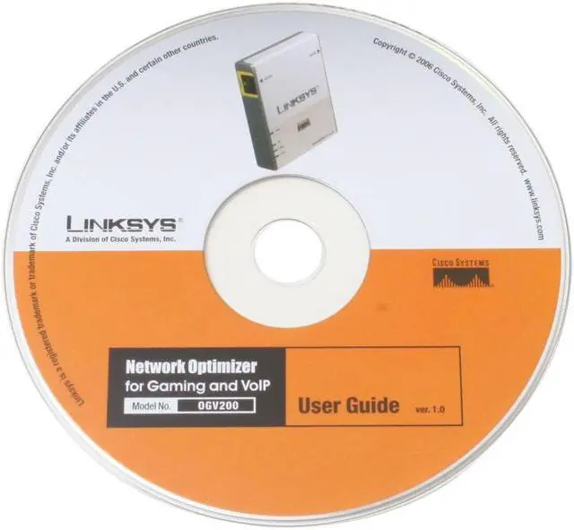 Alt view image 5 of 6 - LINKSYS OGV200 Network Optimizer for Gaming and VoIP 10/100Mbps 2 x RJ45