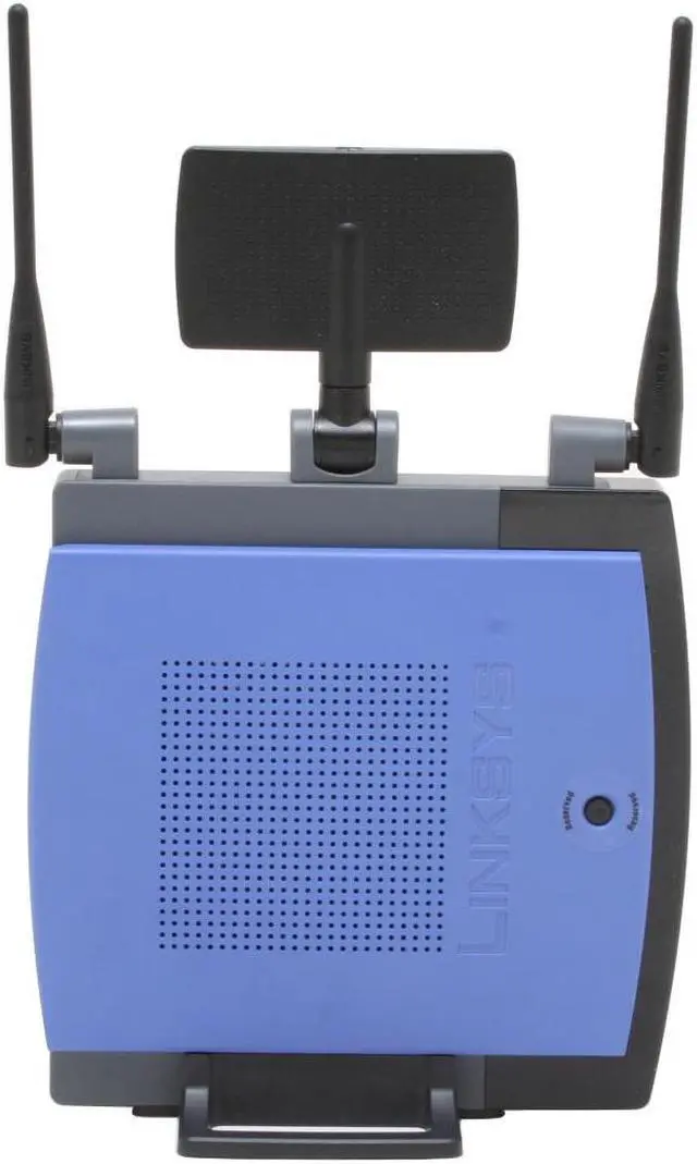 Alt view image 2 of 5 - Linksys WRT300N Wireless-N Broadband Router Draft 802.11n, 802.11g, 802.11b, 802.3, 802.3u