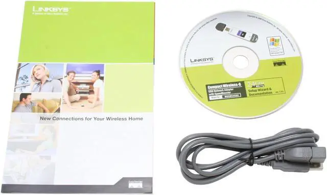 Alt view image 4 of 5 - Linksys WUSB54GSC Network Adapter with SpeedBooster IEEE 802.11b/g USB 2.0 Up to 54Mbps Wireless Data Rates