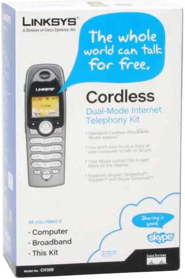 Alt view image 13 of 13 - LINKSYS CIT300 Internet Telephony (Phone) Kit