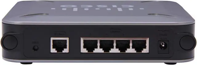 Alt view image 4 of 6 - Cisco Small Business RVS4000 Gigabit Security Router with VPN 1 x RJ45 WAN Ports 4 x 10/100/1000Mbps LAN Ports