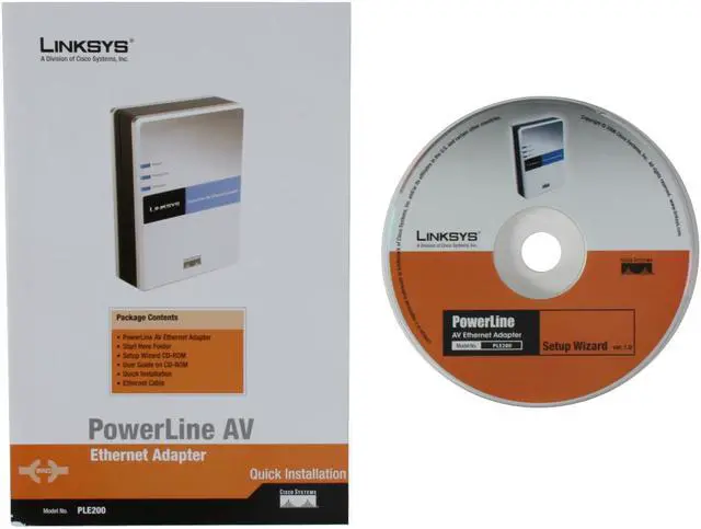 Alt view image 6 of 8 - LINKSYS PLK200 PowerLine AV Ethernet Adapter Kit