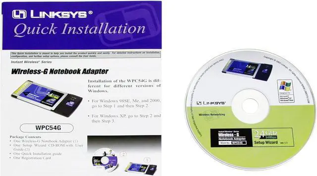 Alt view image 3 of 4 - LINKSYS WPC54G Wireless-G Notebook Adapter