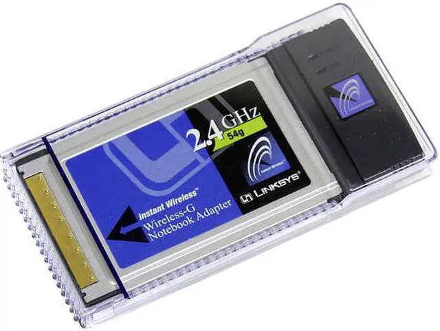 Alt view image 2 of 4 - LINKSYS WPC54G Wireless-G Notebook Adapter