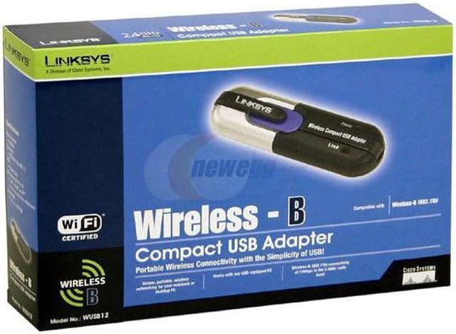 Linksys WUSB12 USB 1.1 Wireless Compact USB Adapter - Newegg.com
