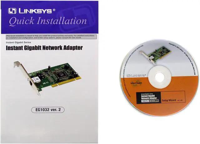 Alt view image 3 of 5 - LINKSYS EG1032 Network Adapter 10/100/1000Mbps PCI 1 x RJ45