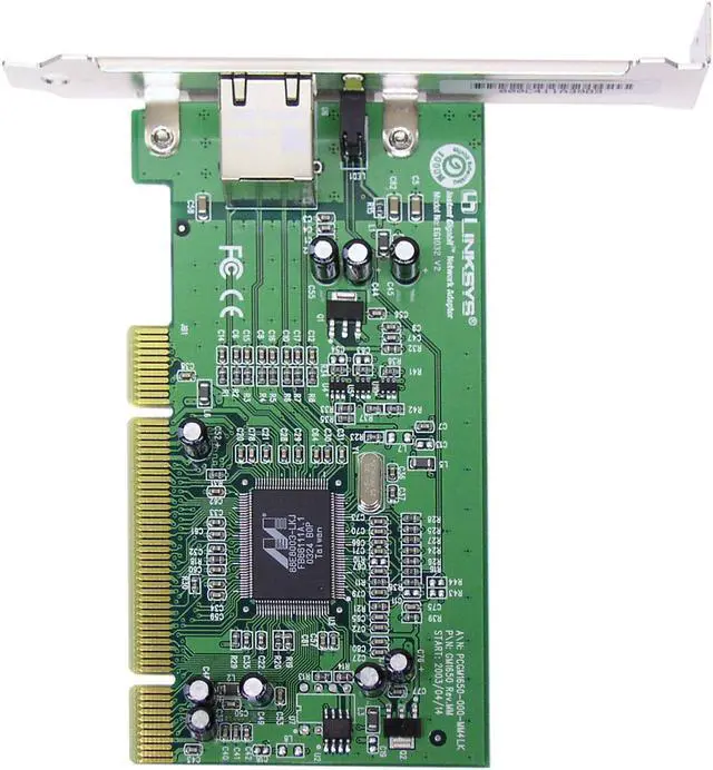 Alt view image 2 of 5 - LINKSYS EG1032 Network Adapter 10/100/1000Mbps PCI 1 x RJ45