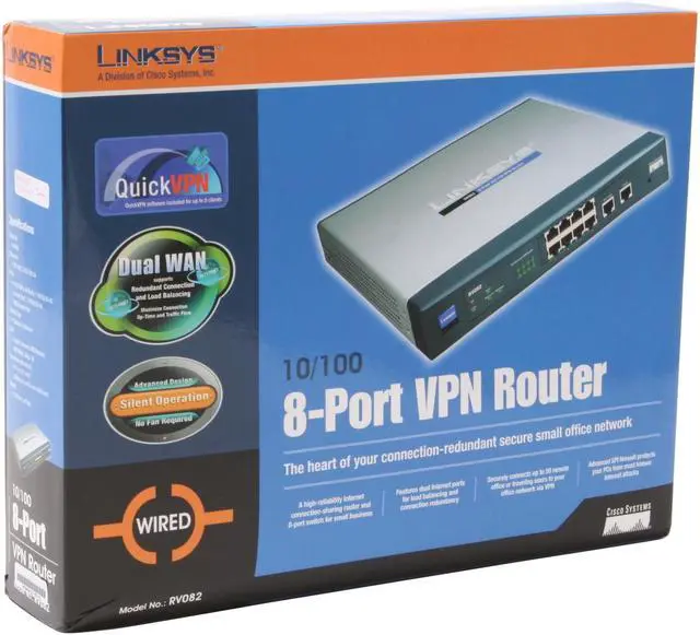 Alt view image 8 of 8 - Cisco Small Business RV082 Dual WAN VPN Router