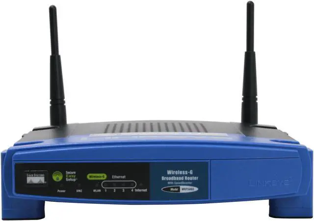 Alt view image 2 of 8 - Linksys WRT54GS Wireless-G Broadband Router with SpeedBooster IEEE 802.3/3u, IEEE 802.11b/g