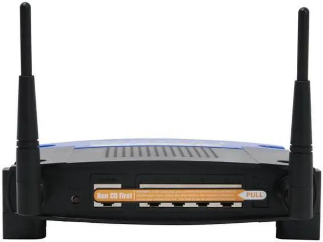 Alt view image 5 of 8 - Linksys WRT54GS Wireless-G Broadband Router with SpeedBooster IEEE 802.3/3u, IEEE 802.11b/g