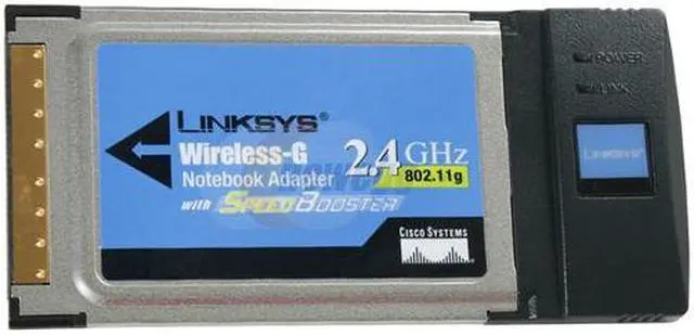 Alt view image 4 of 9 - LINKSYS WPC54GS PCMCIA Wireless-G Adapter with SpeedBooster
