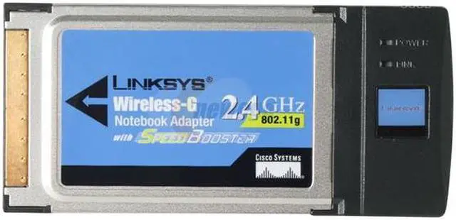 Alt view image 7 of 9 - LINKSYS WPC54GS PCMCIA Wireless-G Adapter with SpeedBooster