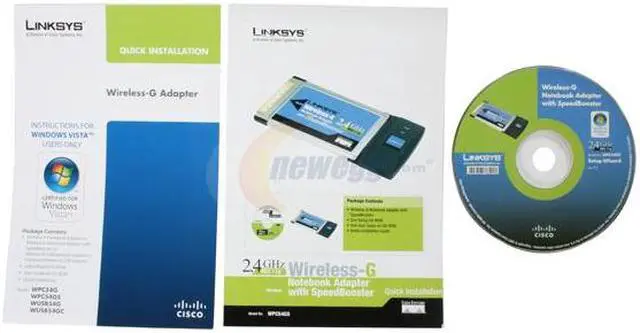 Alt view image 8 of 9 - LINKSYS WPC54GS PCMCIA Wireless-G Adapter with SpeedBooster