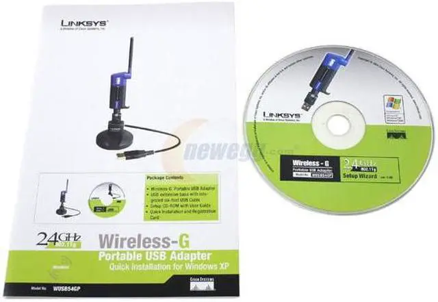 Alt view image 3 of 4 - Linksys WUSB54GP Wireless-G Portable Adapter IEEE 802.11b/g USB 2.0 Up to 54Mbps Wireless Data Rates