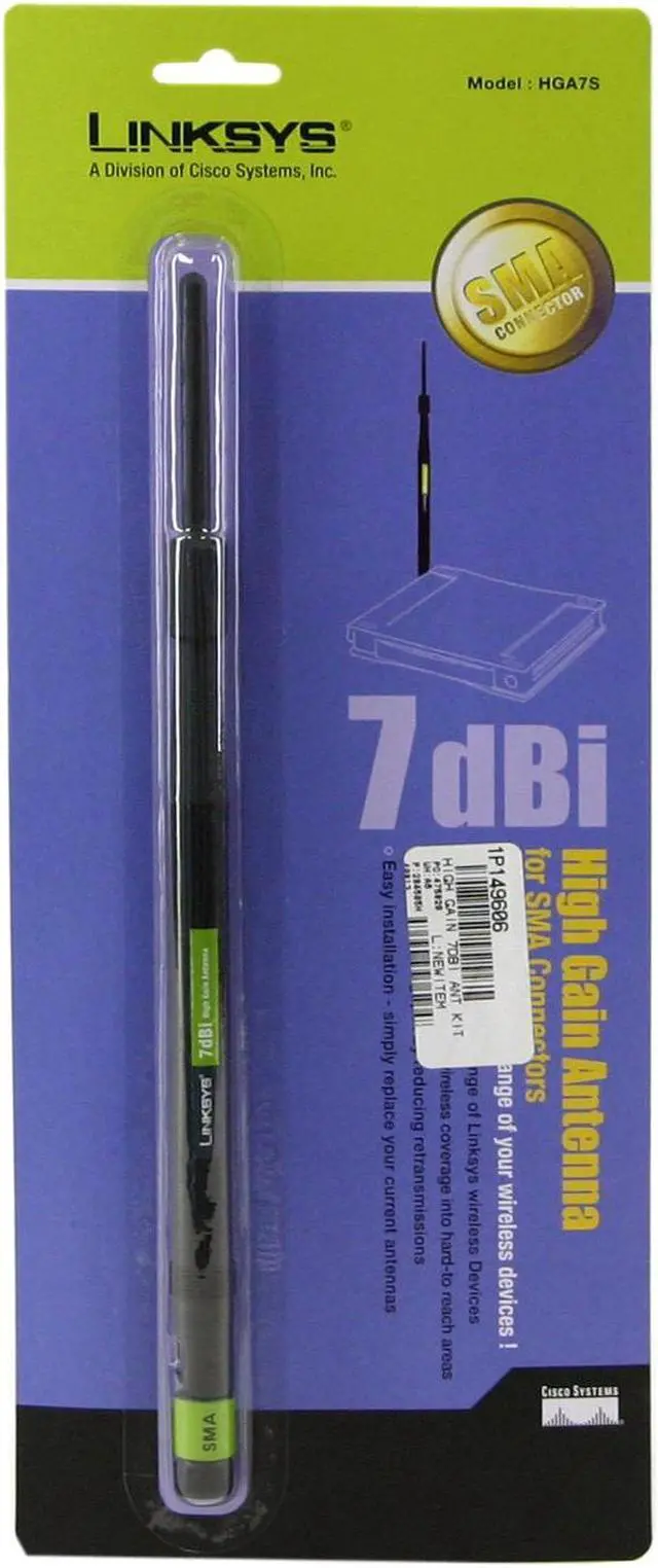 Main image of Cisco Small Business HGA7S High Gain Antenna for R-SMA Connectors