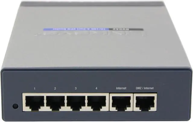 Alt view image 5 of 14 - Cisco Small Business RV042 VPN Router 2 x 10/100Mbps WAN Ports 4 x 10/100Mbps LAN Ports