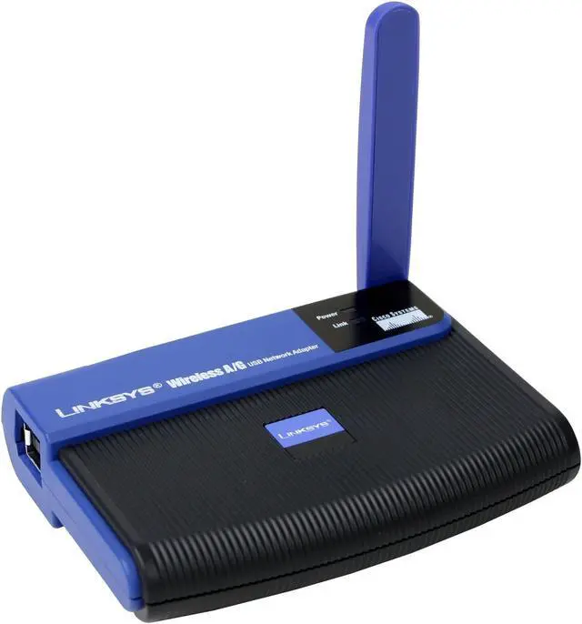 Main image of Linksys WUSB54AG Wireless A/G Network Adapter IEEE 802.11a/b/g USB 2.0 Up to 54Mbps Wireless Data Rates