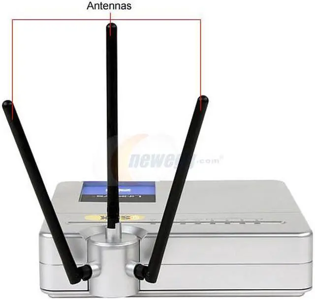 Alt view image 3 of 5 - Linksys WRT54GX Wireless-G Broadband Router with SRX IEEE 802.3/3u, IEEE 802.11b/g