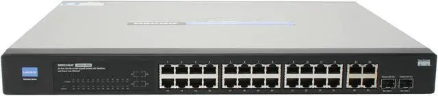 Alt view image 4 of 7 - Cisco Small Business SRW224G4P Switch
