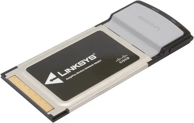 Main image of LINKSYS WPC100 RangePlus Wireless Notebook Adapter