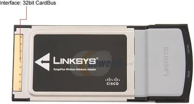 Alt view image 5 of 8 - LINKSYS WPC100 RangePlus Wireless Notebook Adapter