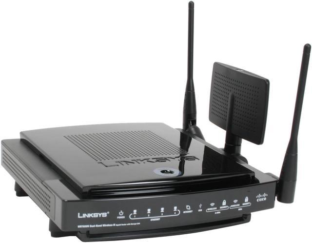 Linksys WRT600N Dual-Band Wireless-N Gigabit Router with Storage