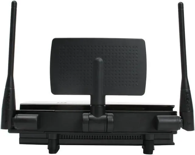 Alt view image 5 of 10 - Linksys WRT600N Dual-Band Wireless-N Gigabit Router with Storage Link IEEE 802.3/3u, IEEE 802.11a/b/g, IEEE802.11n Draft
