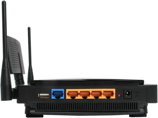 Alt view image 6 of 10 - Linksys WRT600N Dual-Band Wireless-N Gigabit Router with Storage Link IEEE 802.3/3u, IEEE 802.11a/b/g, IEEE802.11n Draft