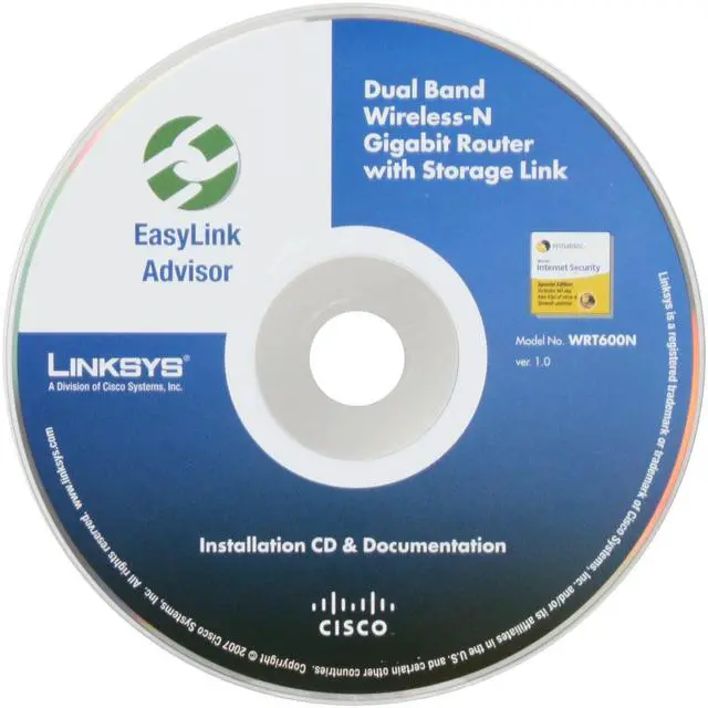 Alt view image 9 of 10 - Linksys WRT600N Dual-Band Wireless-N Gigabit Router with Storage Link IEEE 802.3/3u, IEEE 802.11a/b/g, IEEE802.11n Draft
