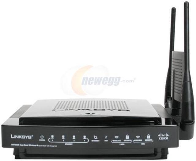 Linksys WRT600N Dual-Band Wireless-N Gigabit Router with Storage