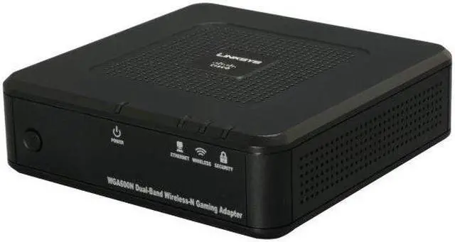 Main image of Linksys WGA600N Dual-Band Wireless-N Gaming Adapter IEEE 802.11a/b/g, IEEE802.11n Draft Ethernet Port
