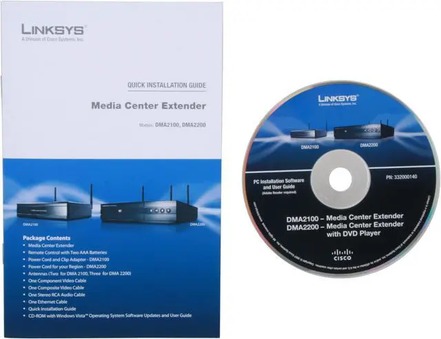 Alt view image 7 of 8 - LINKSYS DMA2100 Media Center Extender