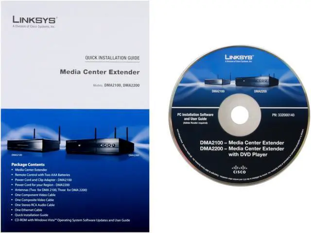 Alt view image 8 of 9 - LINKSYS DMA2200 Media Center Extender with DVD