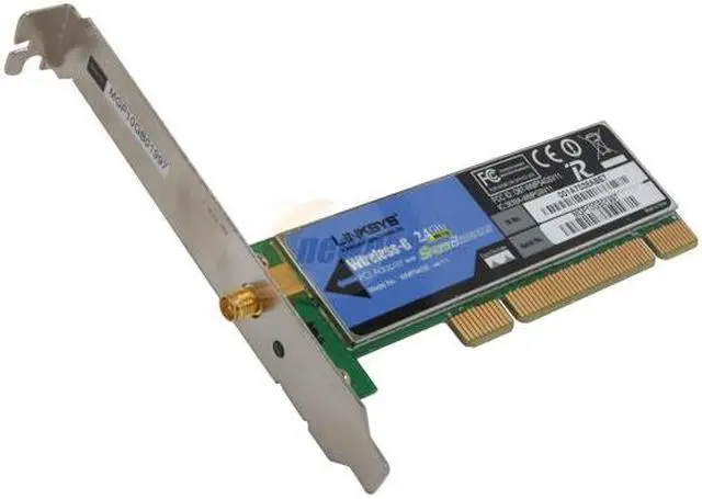 Alt view image 2 of 7 - Linksys WMP54GS-RM Wireless-G Adapter with SpeedBooster IEEE 802.11b/g 32-bit PCI Interface Up to 54Mbps Wireless Data Rates