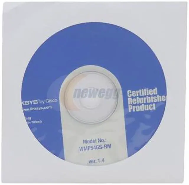 Alt view image 7 of 7 - Linksys WMP54GS-RM Wireless-G Adapter with SpeedBooster IEEE 802.11b/g 32-bit PCI Interface Up to 54Mbps Wireless Data Rates