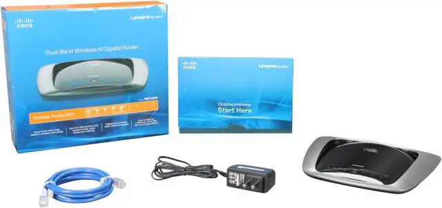 Alt view image 5 of 5 - Linksys WRT320N 802.11a/b/g/n 2.4/5GHz Selectable Dual-Band Wireless Gigabit Router up to 300Mbps