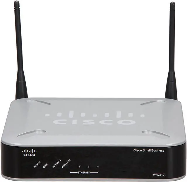 Alt view image 2 of 5 - Cisco Small Business WRV210 Wireless VPN Router with RangeBooster 802.11b/g up to 54Mbps