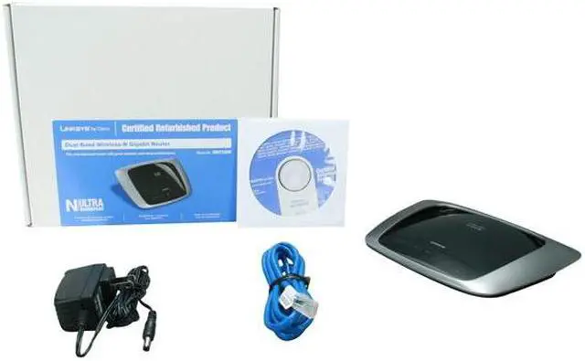 Alt view image 5 of 5 - Linksys WRT320N-RM Dual-Band Wireless Router IEEE 802.3/3u/3ab, IEEE 802.11b/g, IEEE802.11n 2