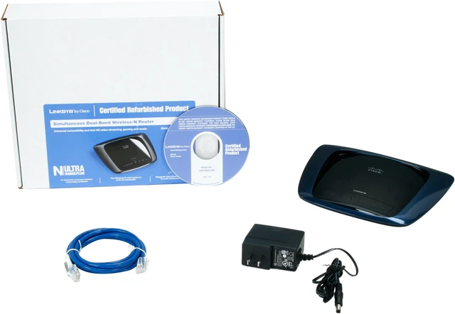 Wr 400 Router Refurbished: Linksys WRT400N-RM Simultaneous Dual-Band Wireless Router ...