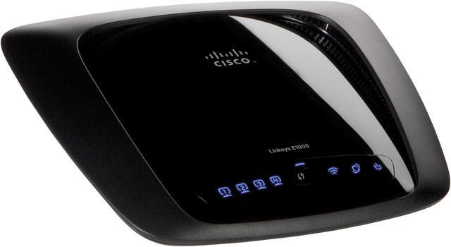 Alt view image 6 of 9 - Linksys E1000 802.11b/g/n Wireless Broadband Router up to 300Mbps/ 10/100 Mbps Ethernet Port x4