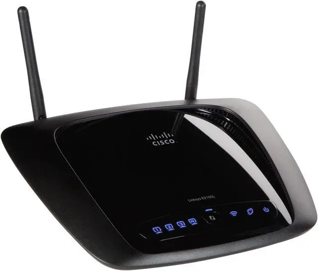 Alt view image 3 of 6 - Linksys E2100L 802.11b/g/n Linux OS Wireless Router with USB Built-in AV Media Server