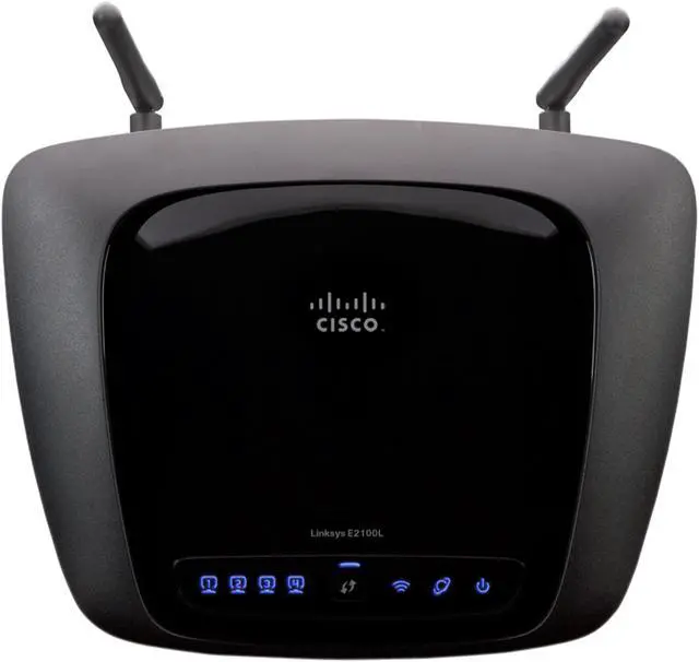 Alt view image 4 of 6 - Linksys E2100L 802.11b/g/n Linux OS Wireless Router with USB Built-in AV Media Server